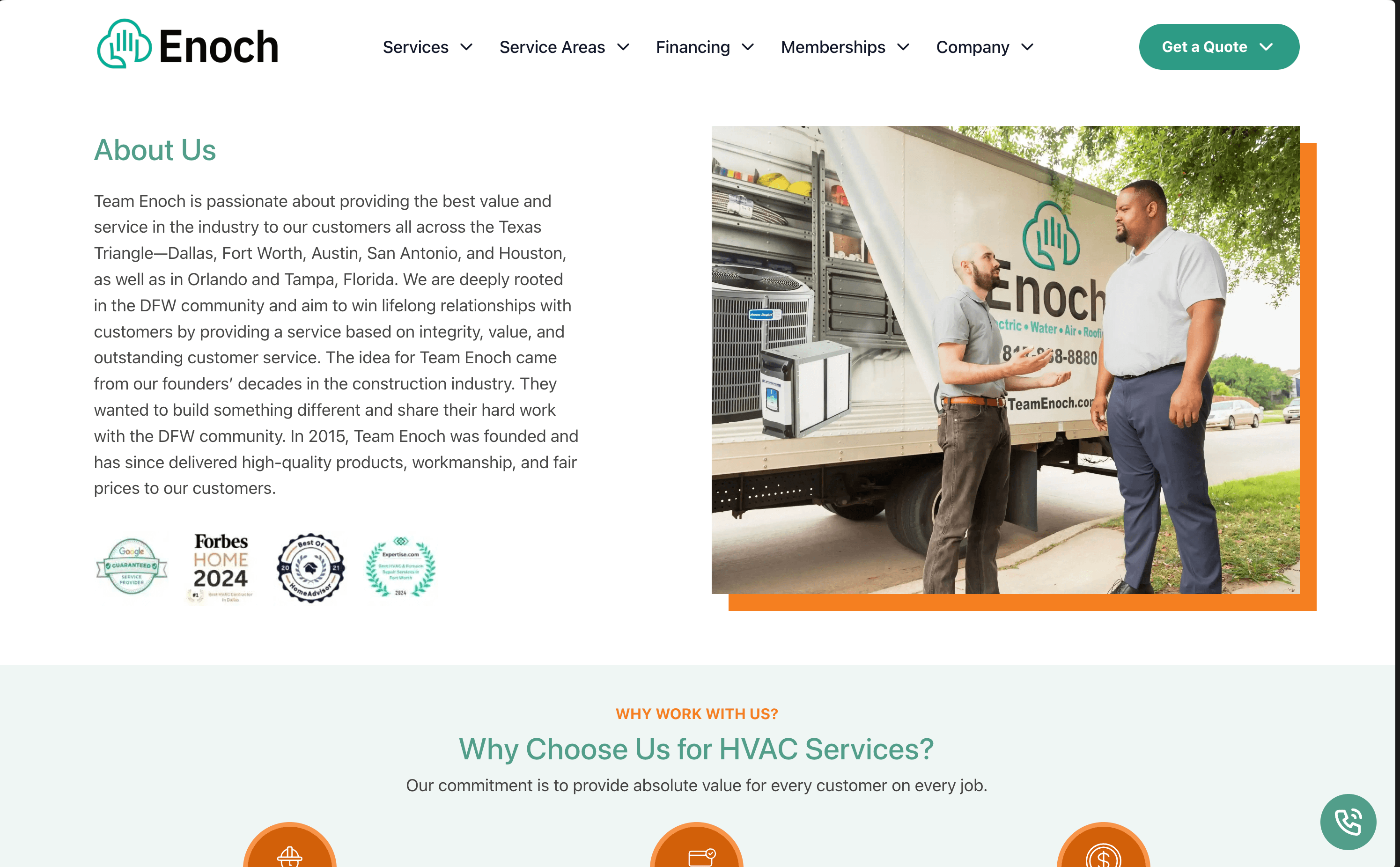 Teamenoch about page